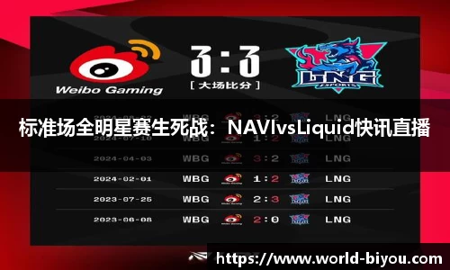 标准场全明星赛生死战：NAVIvsLiquid快讯直播